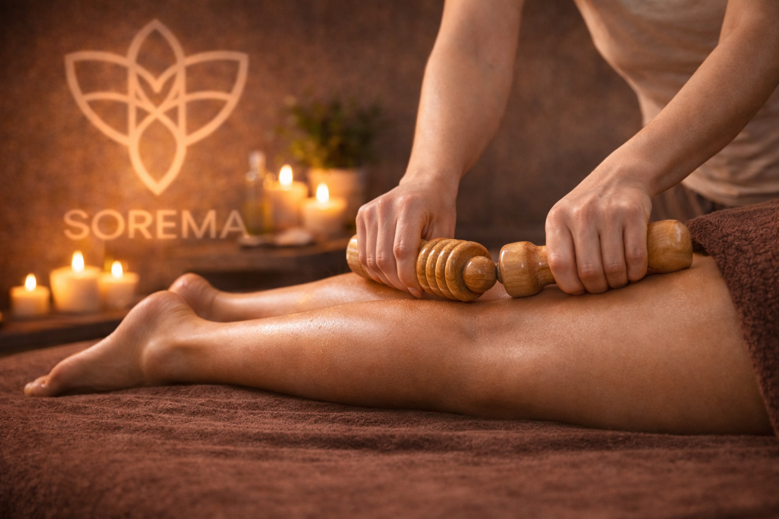 Maderothérapie avec outils en bois montreux suisse