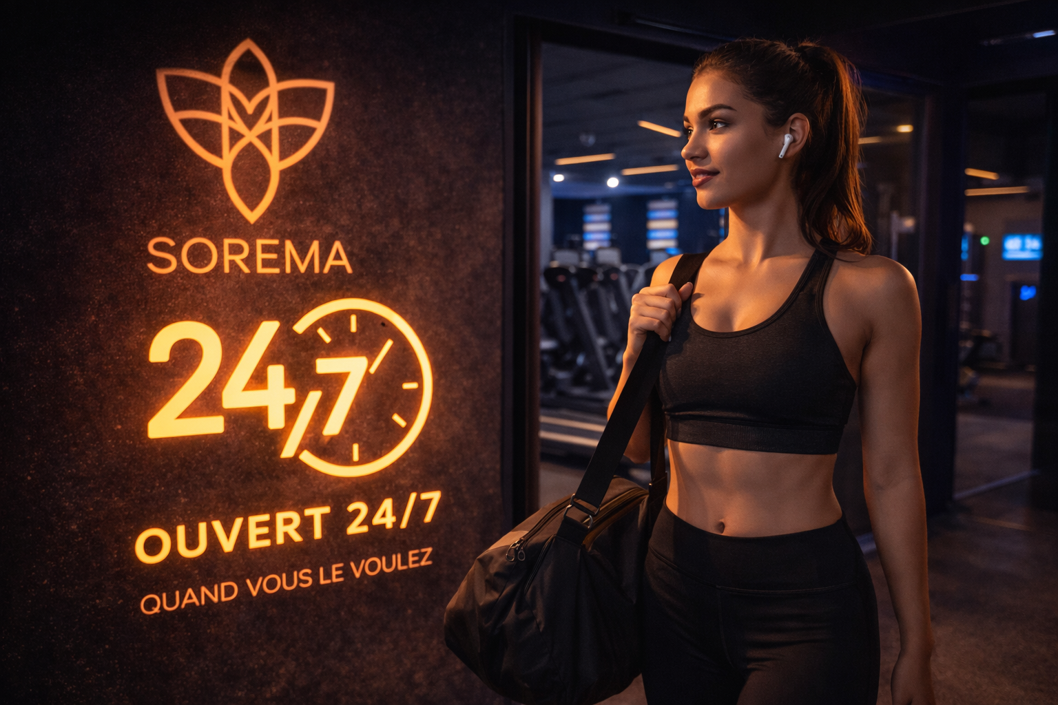 sorema fitness montreux 24/7 ouvert
